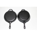 Flat não-esmalte Cast Iron Combo Cooker panela